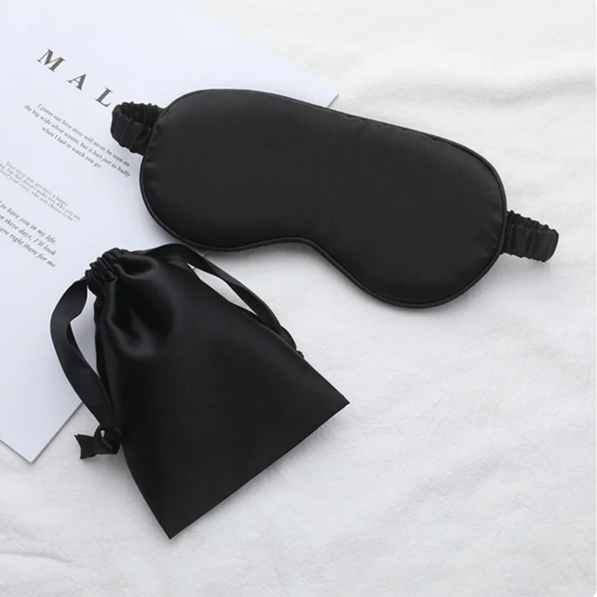 MaskCozy - Masque de sommeil ultra-doux en satin